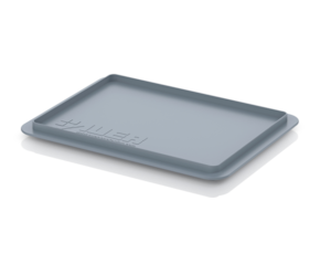 Place-on lids for Euro containers