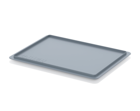 Place-on lids for Euro containers