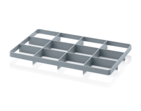 Box inserts for 60 x 40 cm Euro containers