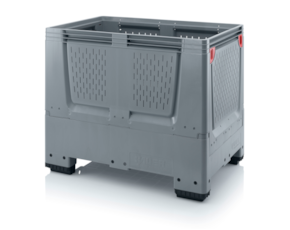 Collapsible big boxes with ventilation slits