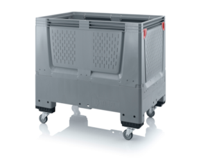 Collapsible big boxes with ventilation slits
