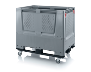 Collapsible big boxes with ventilation slits