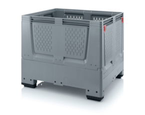 Collapsible big boxes with ventilation slits