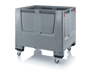 Collapsible big boxes with ventilation slits