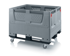Collapsible big boxes with ventilation slits