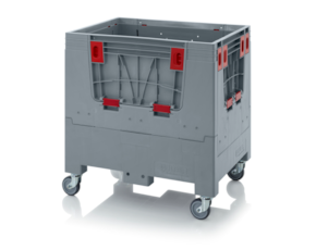 Collapsible big boxes with 4 opening flaps