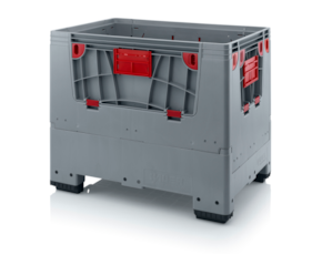Collapsible big boxes with 4 opening flaps