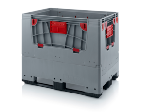 Collapsible big boxes with 4 opening flaps
