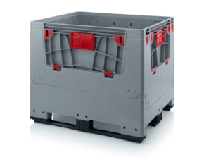 Collapsible big boxes with 4 opening flaps