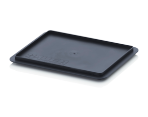 ESD electrically conductive lid for Euro containers