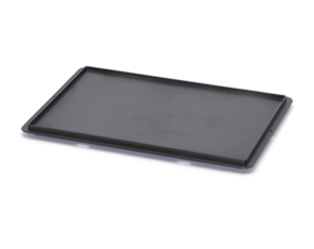 ESD electrically conductive lid for Euro containers