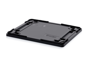 ESD electrically conductive lid for Euro containers