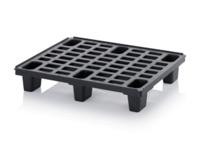 ESD lightweight pallets with retaining edge