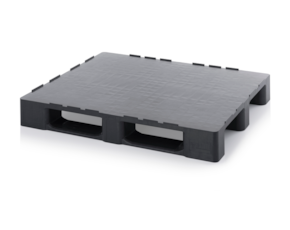 ESD pallets with solid cover with retaining edge