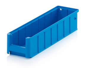 Rack boxes and material flow boxes