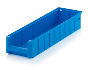 Rack boxes and material flow boxes