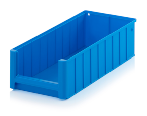 Rack boxes and material flow boxes