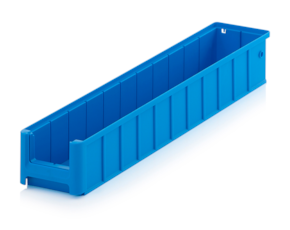 Rack boxes and material flow boxes