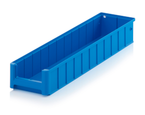 Rack boxes and material flow boxes