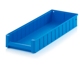 Rack boxes and material flow boxes