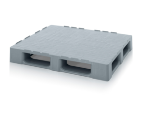 Cleanroom pallets with retaining edge