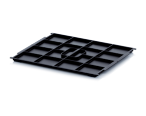 ESD lids for KLT containers