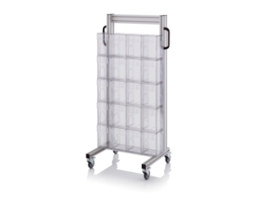 System trolleys for tipping boxes