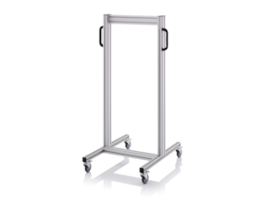System trolleys for tipping boxes