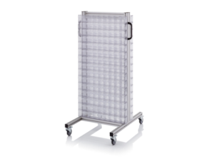 System trolleys for tipping boxes