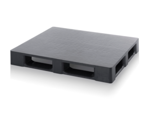ESD pallets with solid cover without retaining edge