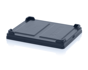 Clip-on lid for Euro containers