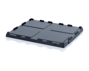 Clip-on lid for Euro containers