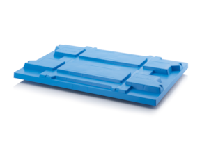 Place-on lids for pallets KLT