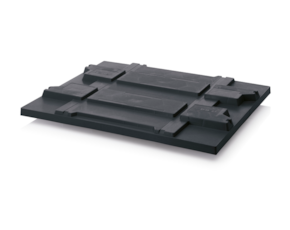 ESD pallet place-on lids KLT