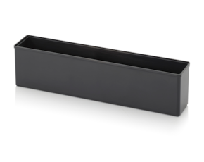 Insertable bins for assortment boxes