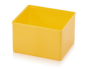 Insertable bins for assortment boxes