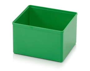 Insertable bins for assortment boxes