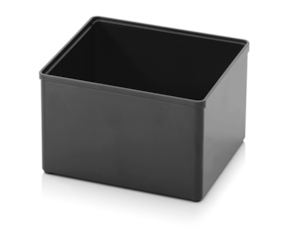 Insertable bins for assortment boxes