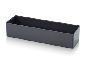 Insertable bins for assortment boxes