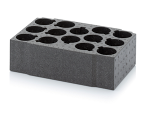 Inserts for foam canisters and cartridges