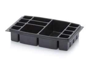 Deep-drawn insert 12 compartments