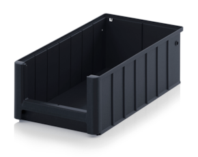 ESD rack boxes and material flow boxes