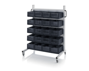 ESD system trolleys for rack boxes