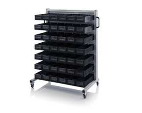 ESD system trolleys for rack boxes