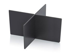 Partitions suitable for protective cases with all-round padding