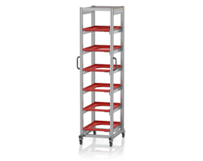 System trolleys for Euro containers 60 x 40 Height 200 cm