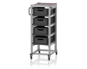 ESD system trolleys for Euro containers 60 x 40 Height 134 cm