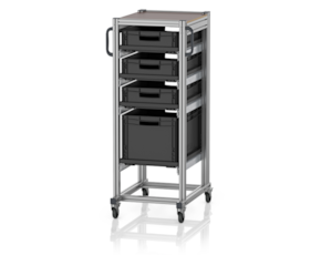 ESD system trolleys for Euro containers 60 x 40 Height 134 cm