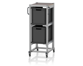 ESD system trolleys for Euro containers 60 x 40 Height 134 cm