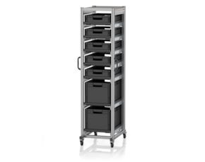 ESD system trolleys for Euro containers 60 x 40 Height 200 cm